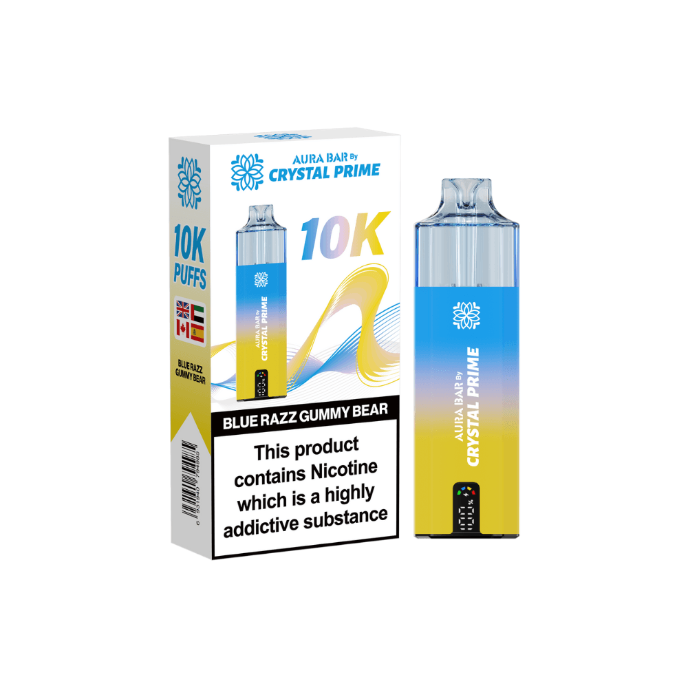Crystal Prime Aura Bar 10K Prefilled Vape Kit