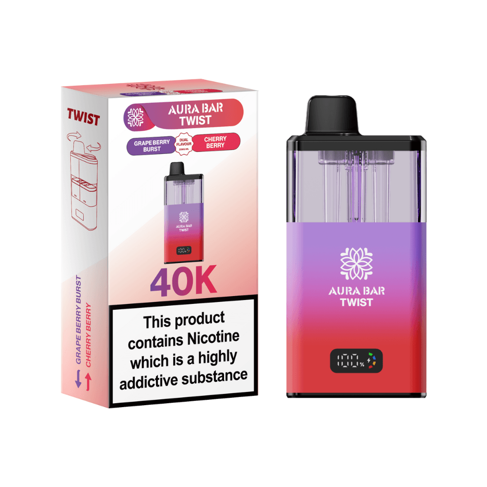 Crystal Prime Aura Bar Twist 40K Vape Kit