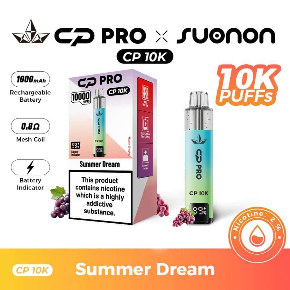 Crystal Pro CP 10k Prefilled Pod Vape Kit