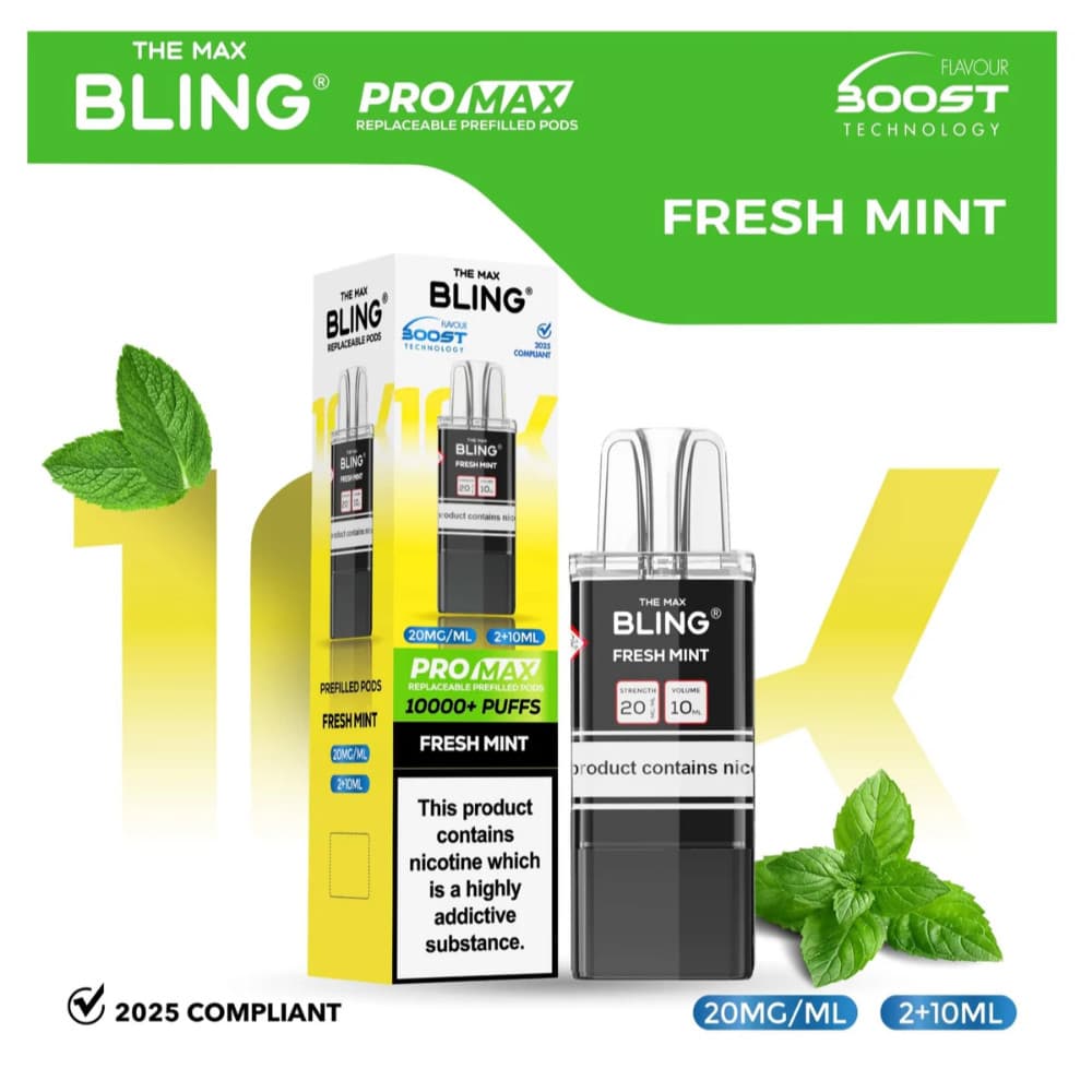 The Crystal Bling Pro Max 10k Pods