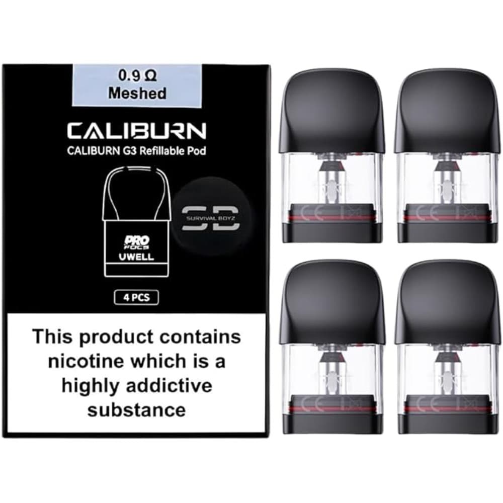 Uwell Caliburn G3 Replacement Pods 4 Packs