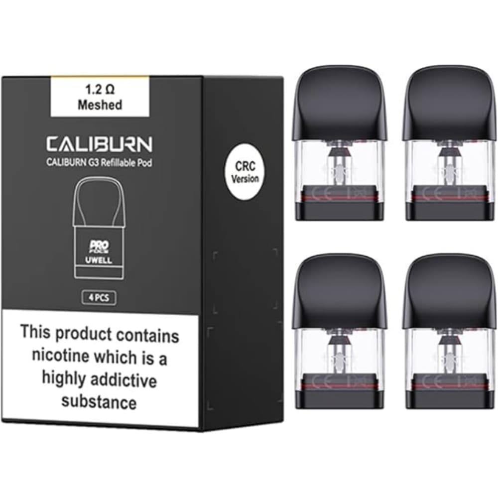 Uwell Caliburn G3 Replacement Pods 4 Packs