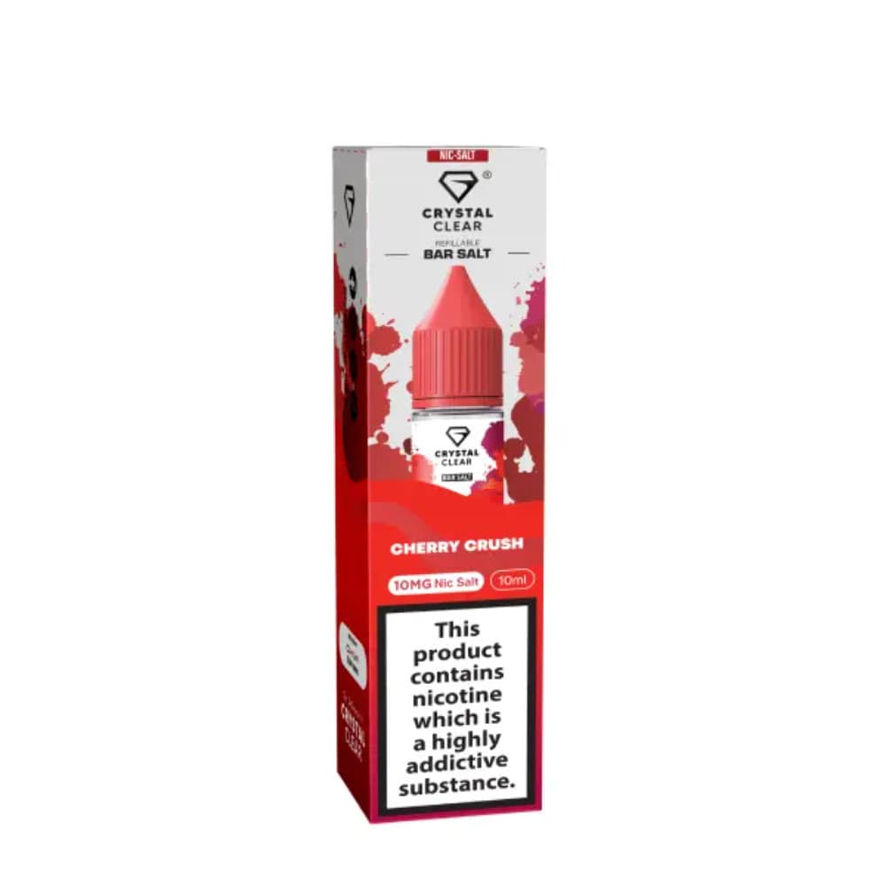 Crystal Clear Nic Salts e liquids 10ml