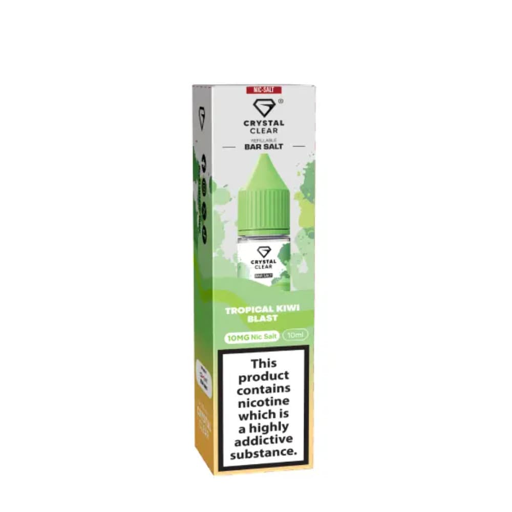 Crystal Clear Nic Salts e liquids 10ml