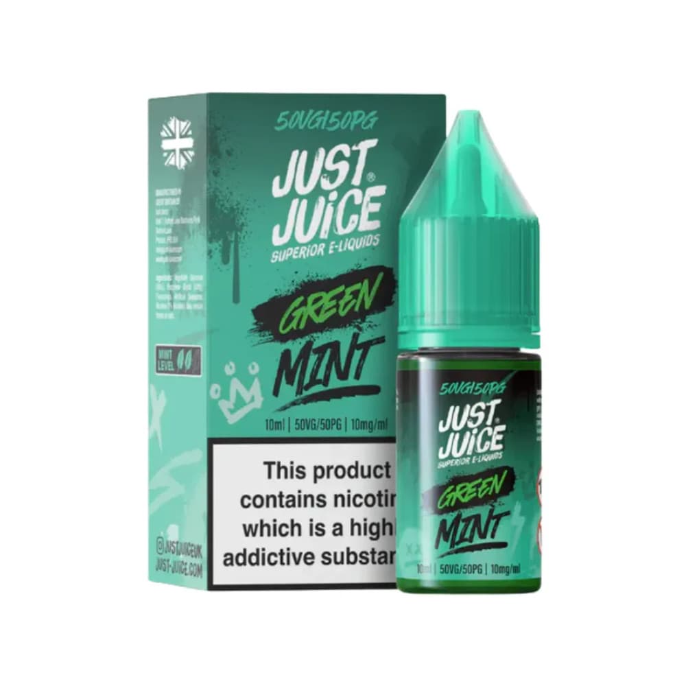 Just Juice Mint Nic Salts e liquids 10ml