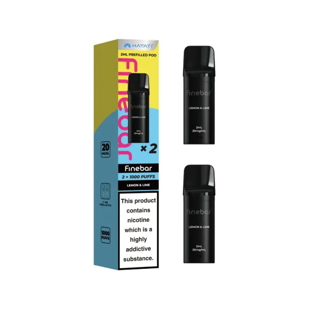 Lemon & Lime Hayati Finebar Prefilled Pods