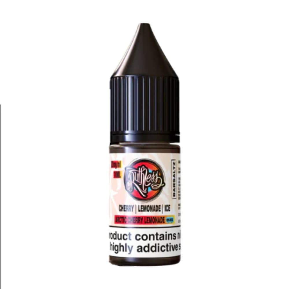 Arctic Cherry Lemonade Ice Ruthless Bar Saltz Nic Salt 10ml E-Liquid Box of 10