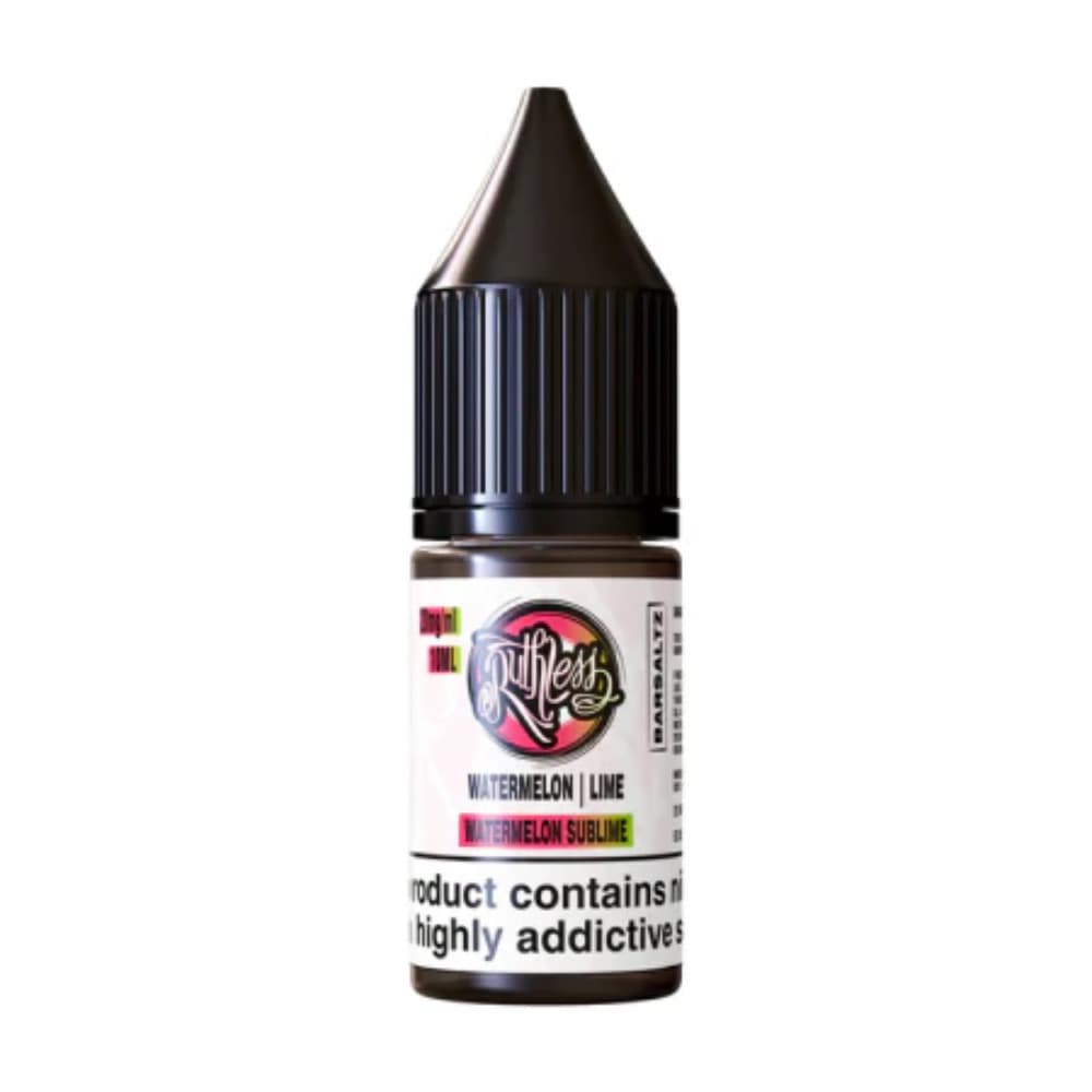 Watermelon Sublime Ruthless Bar Saltz Nic Salt 10ml E-Liquid Box of 10