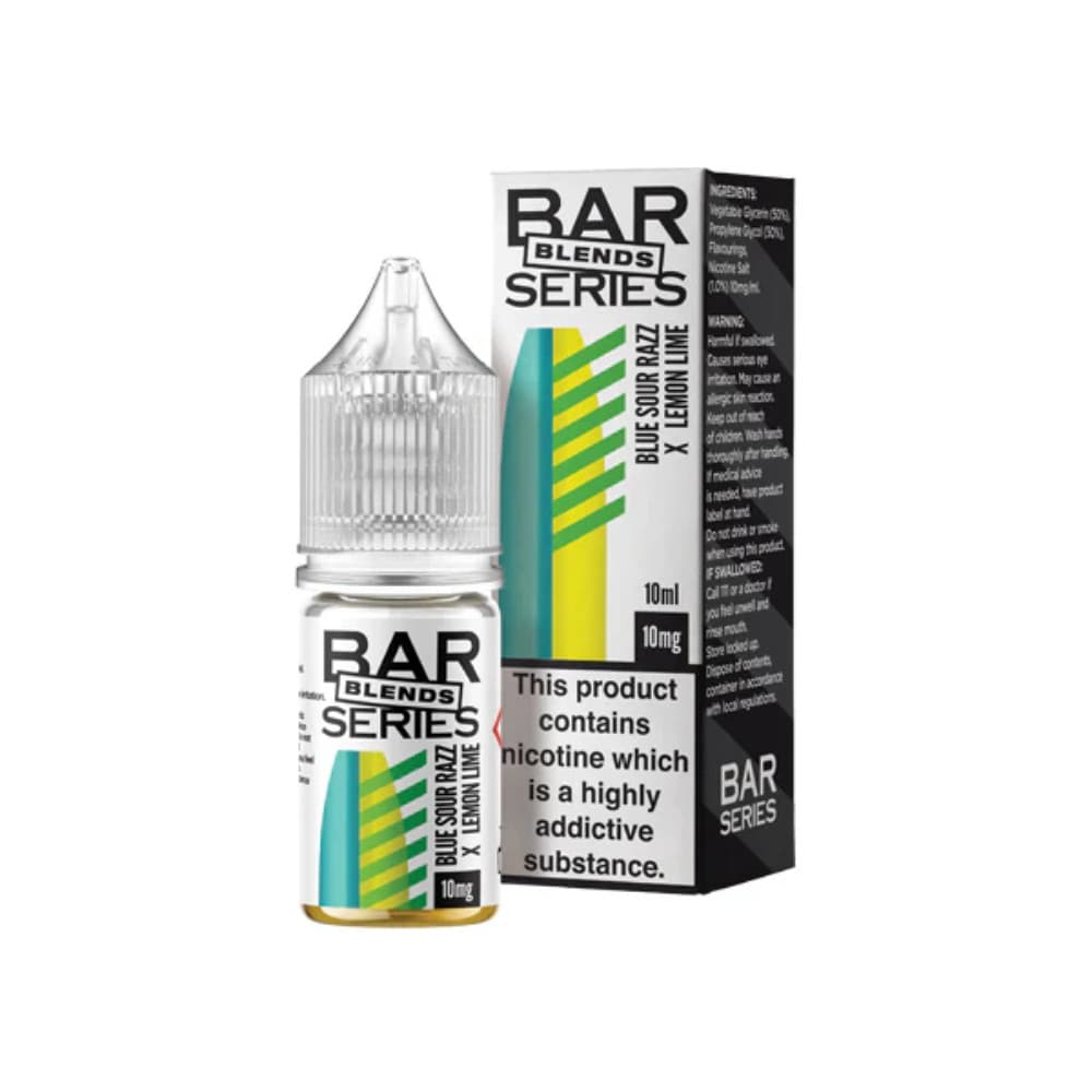 Blue Sour Razz x Lemon Lime Bar Series Blends 10ml Nic Salts (50VG/50PG)