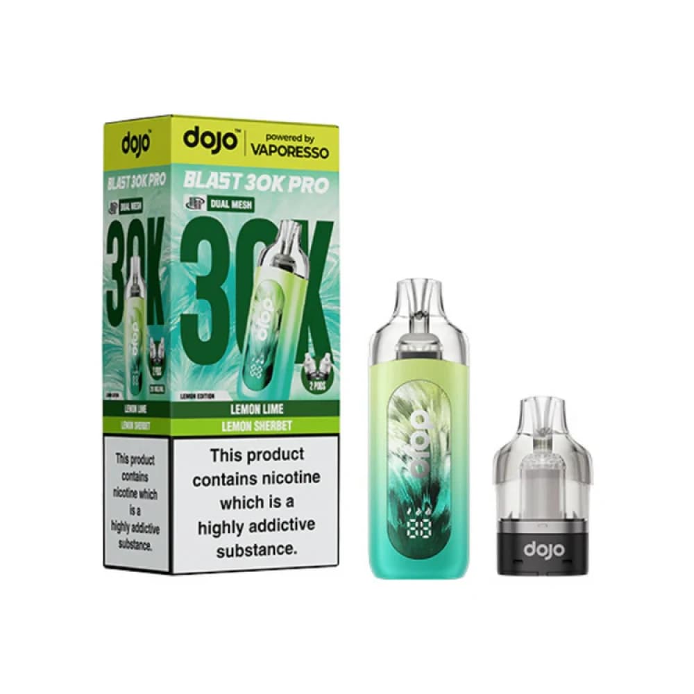 Lemon Edition (Dual Flavour) Vaporesso Dojo Blast Pro 30k Prefilled Pod Kit