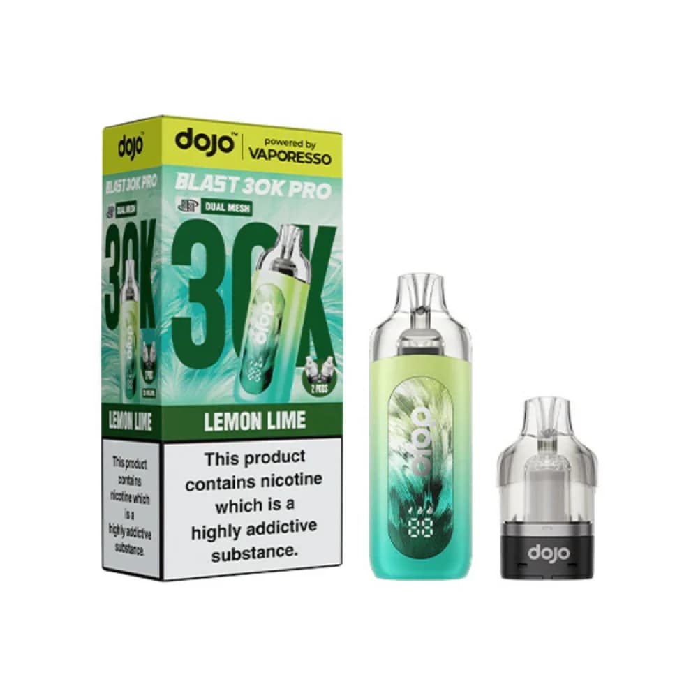Lemon Lime Vaporesso Dojo Blast Pro 30k Prefilled Pod Kit
