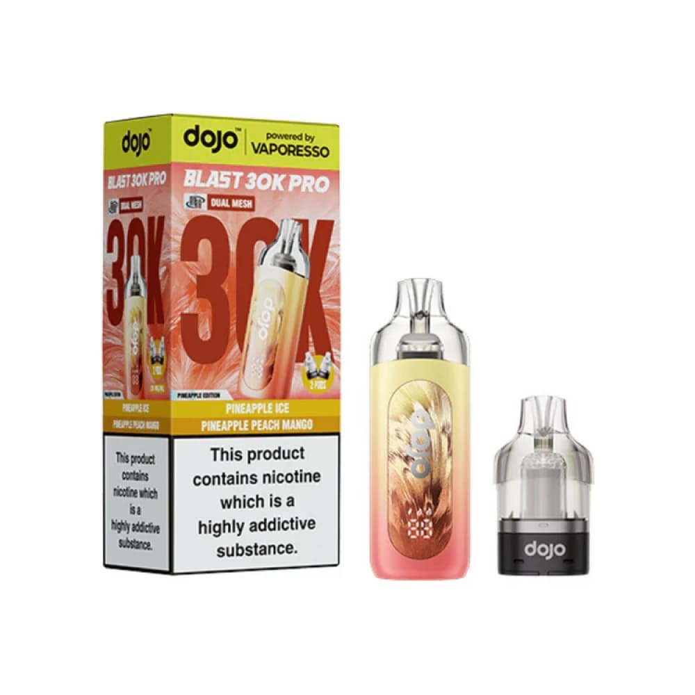Pineapple Edition (Dual Flavour) Vaporesso Dojo Blast Pro 30k Prefilled Pod Kit