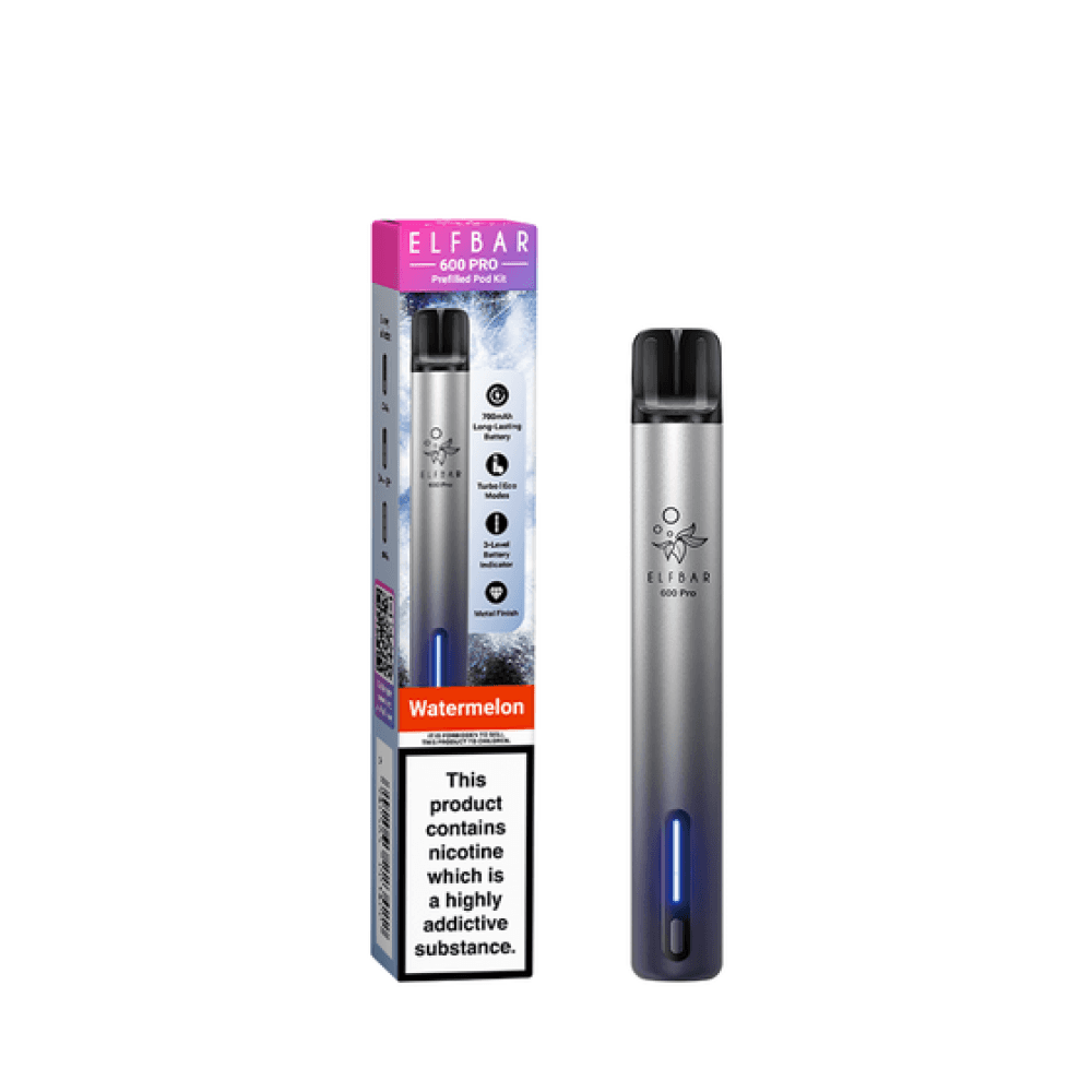 Elf Bar 600 Pro Vape Pod Kit | 10Pack Watermelon