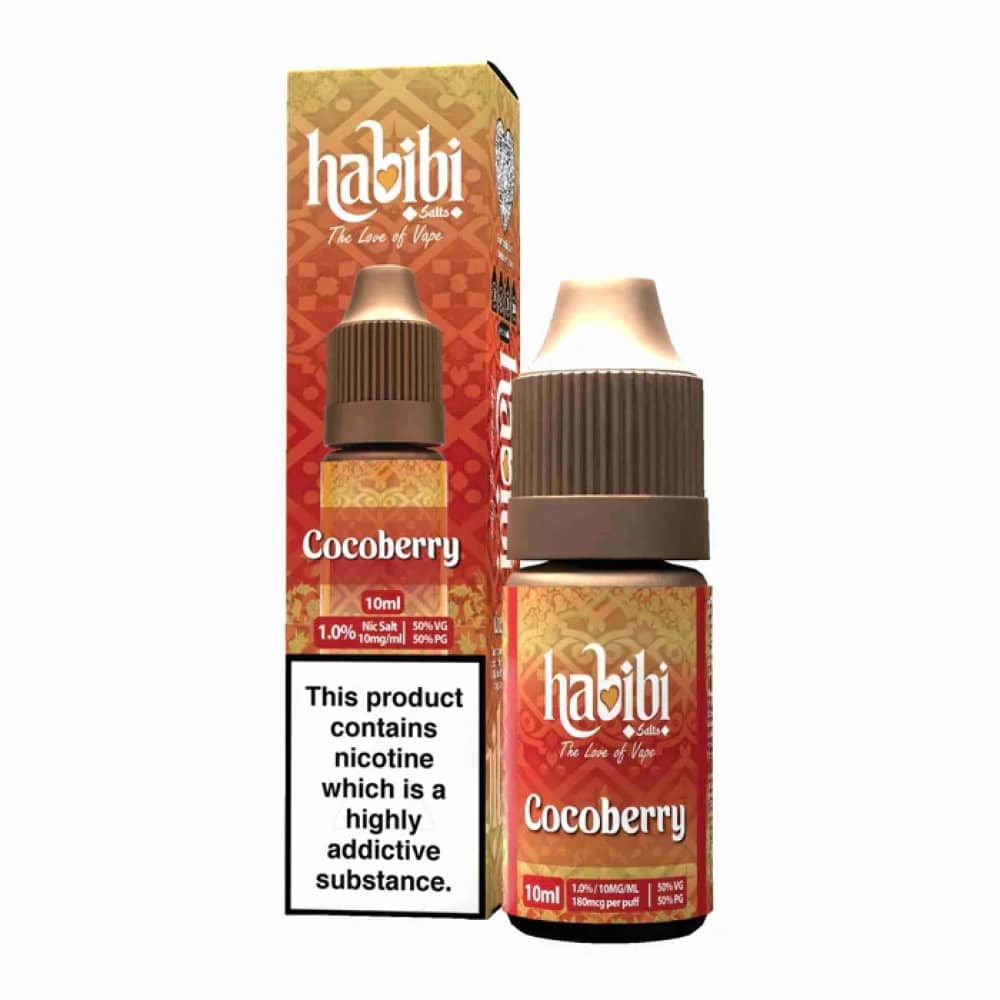Habibi Nic Salt 10ml Box of 10 Cocoberry 20mg
