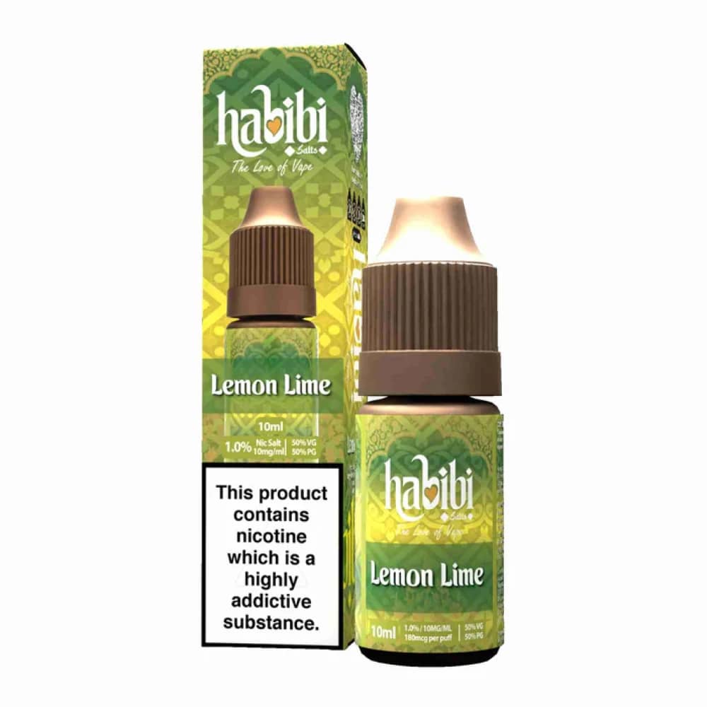 Habibi Nic Salt 10ml Box of 10 Lemon Lime 20mg