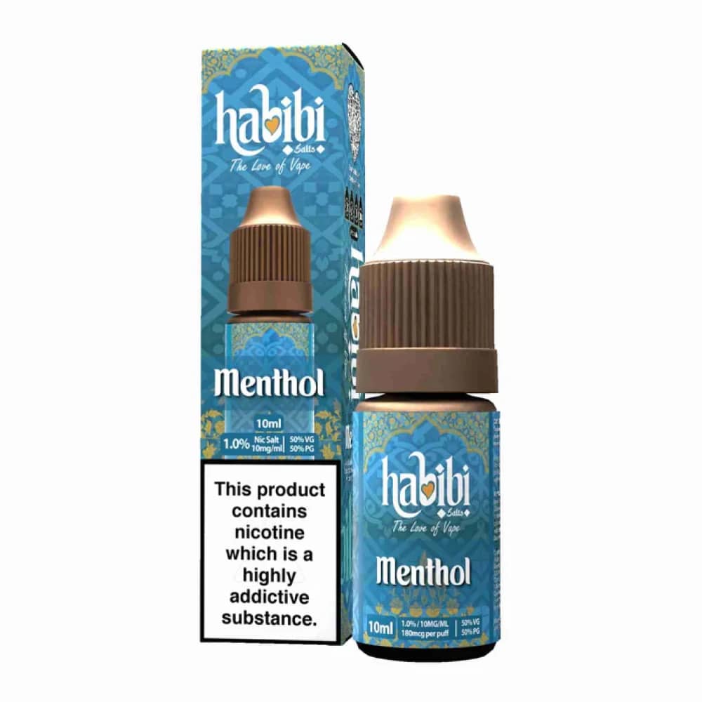 Habibi Nic Salt 10ml Box of 10 Menthol 10mg