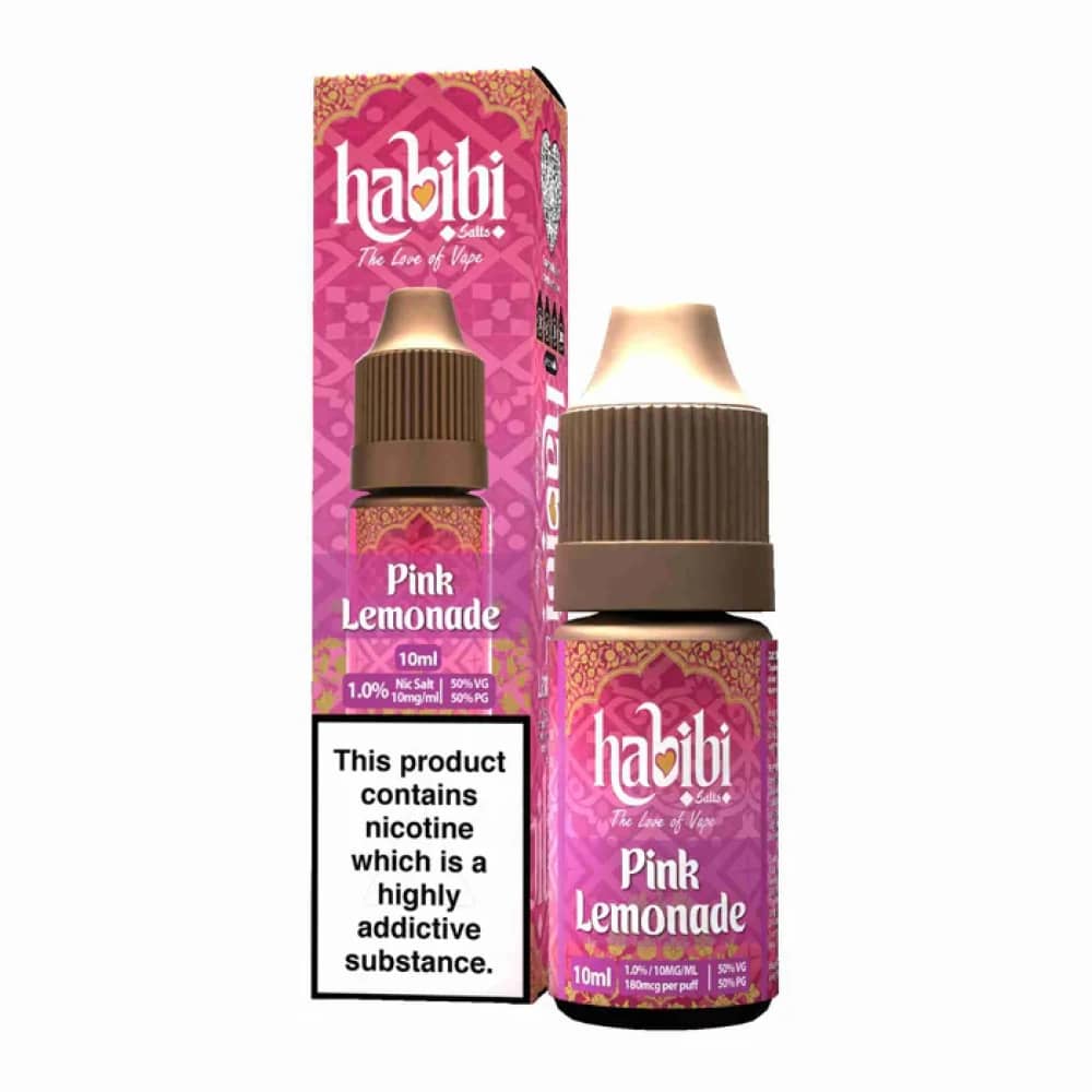 Habibi Nic Salt 10ml Box of 10 Pink Lemonade 20mg