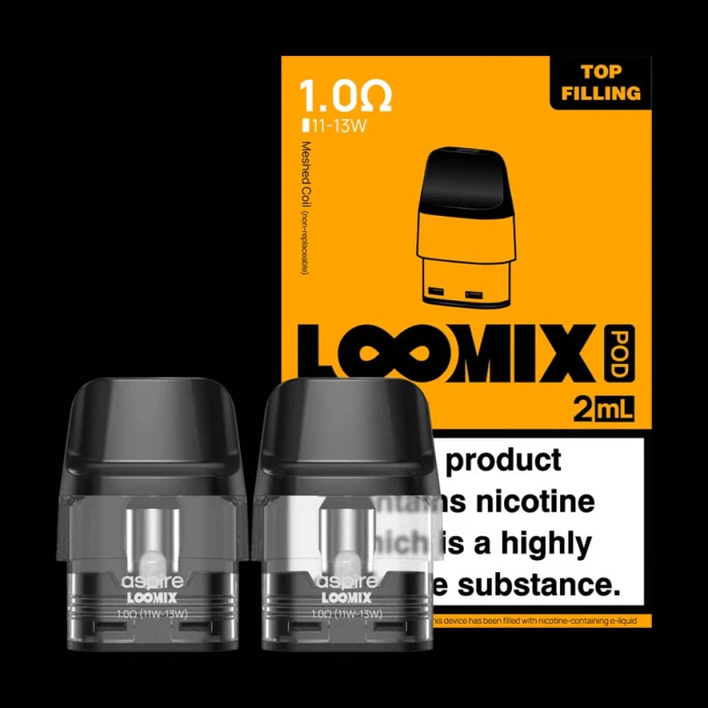 Aspire Loomix Replacement Pods -2PK 1.0ohm