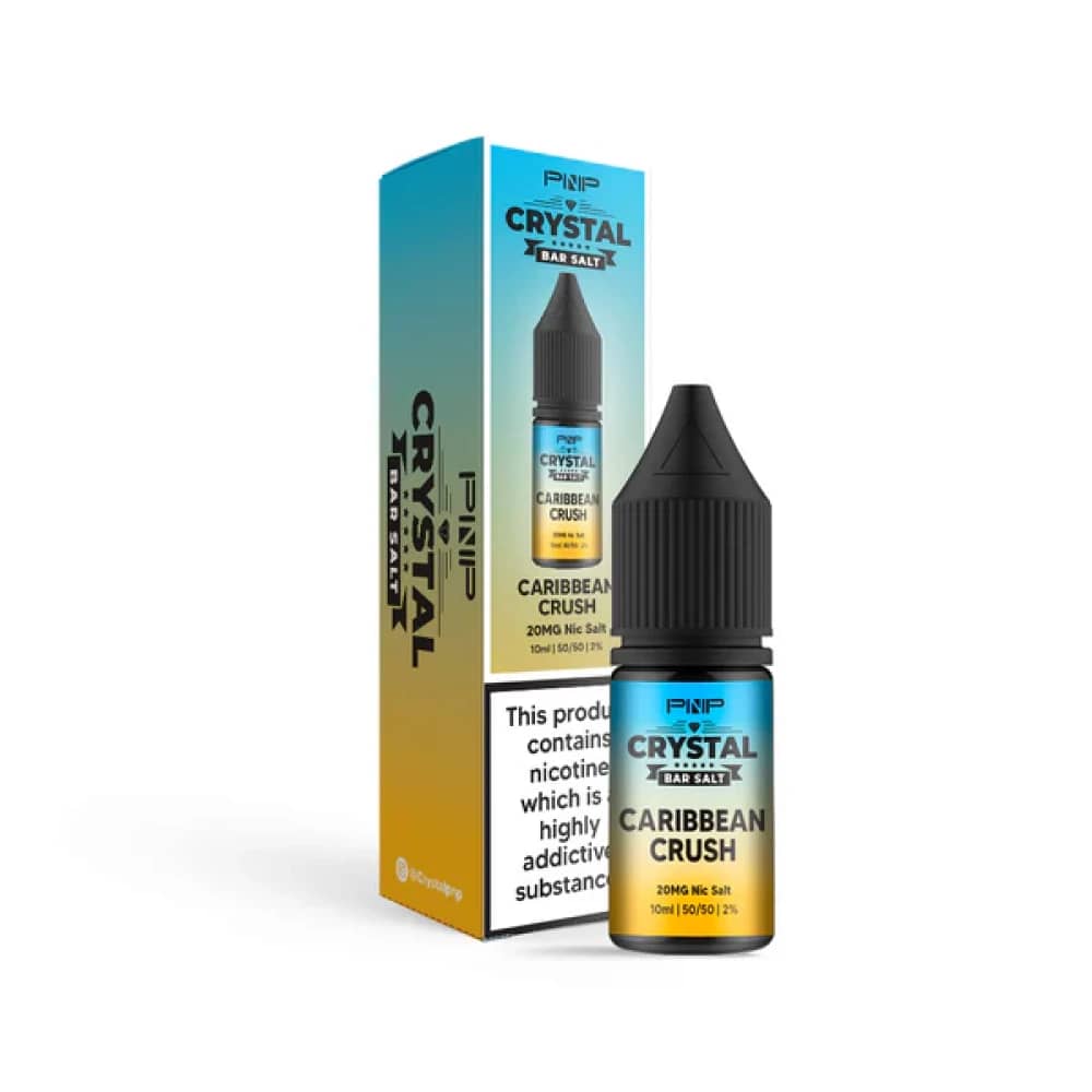 PNP Crystal Nic Salts 10ml Box of 10 Caribbean Crush 10mg