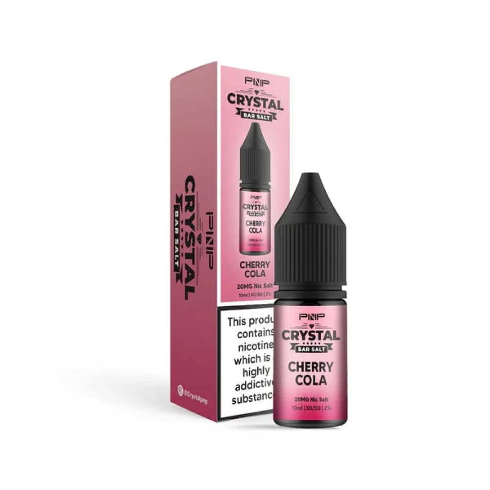 PNP Crystal Nic Salts 10ml Box of 10 Cherry Cola 20mg
