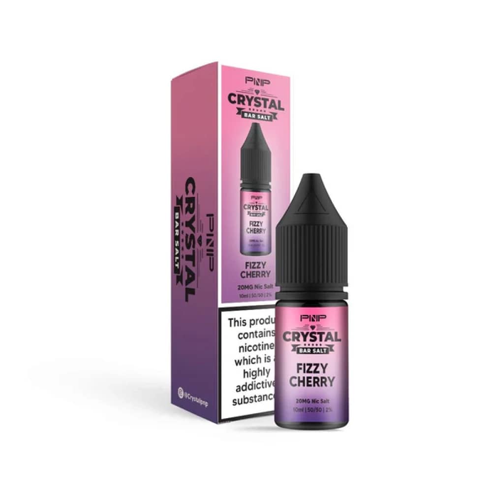 PNP Crystal Nic Salts 10ml Box of 10 Fizzy Cherry 10mg