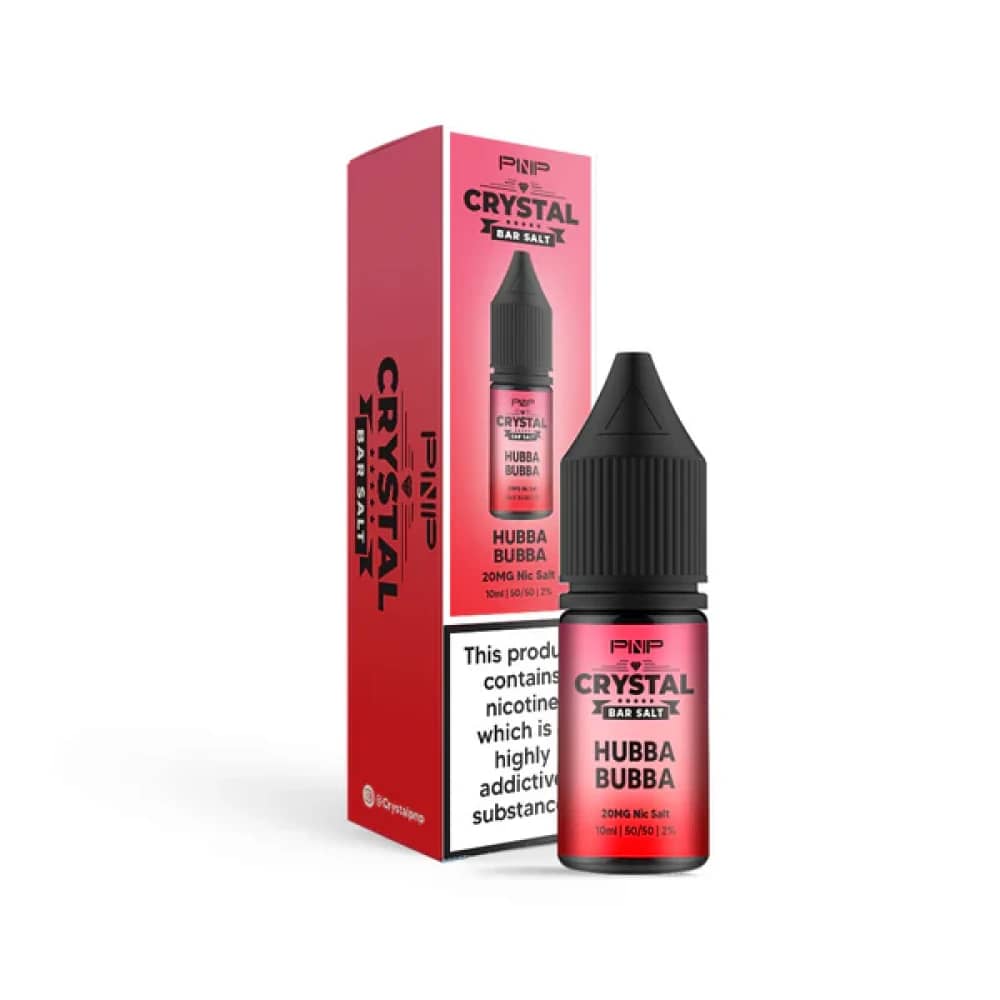 PNP Crystal Nic Salts 10ml Box of 10 Hubba Bubba 20mg