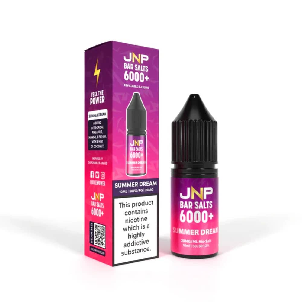 JNP Bar Nic Salts 6000 Box of 10 Summer Dream 10mg