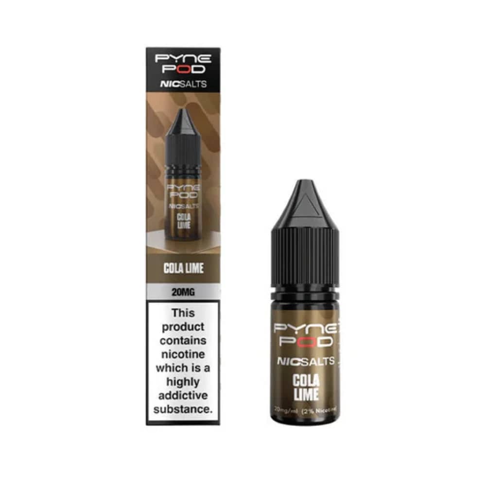 Pyne Pod Nic Salts 10ml E-liquid Cola Lime 10mg