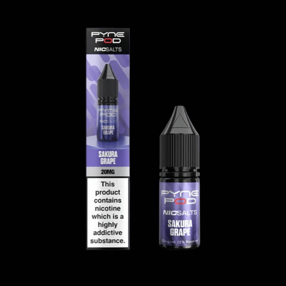 Pyne Pod Nic Salts 10ml E-liquid Grape 10mg
