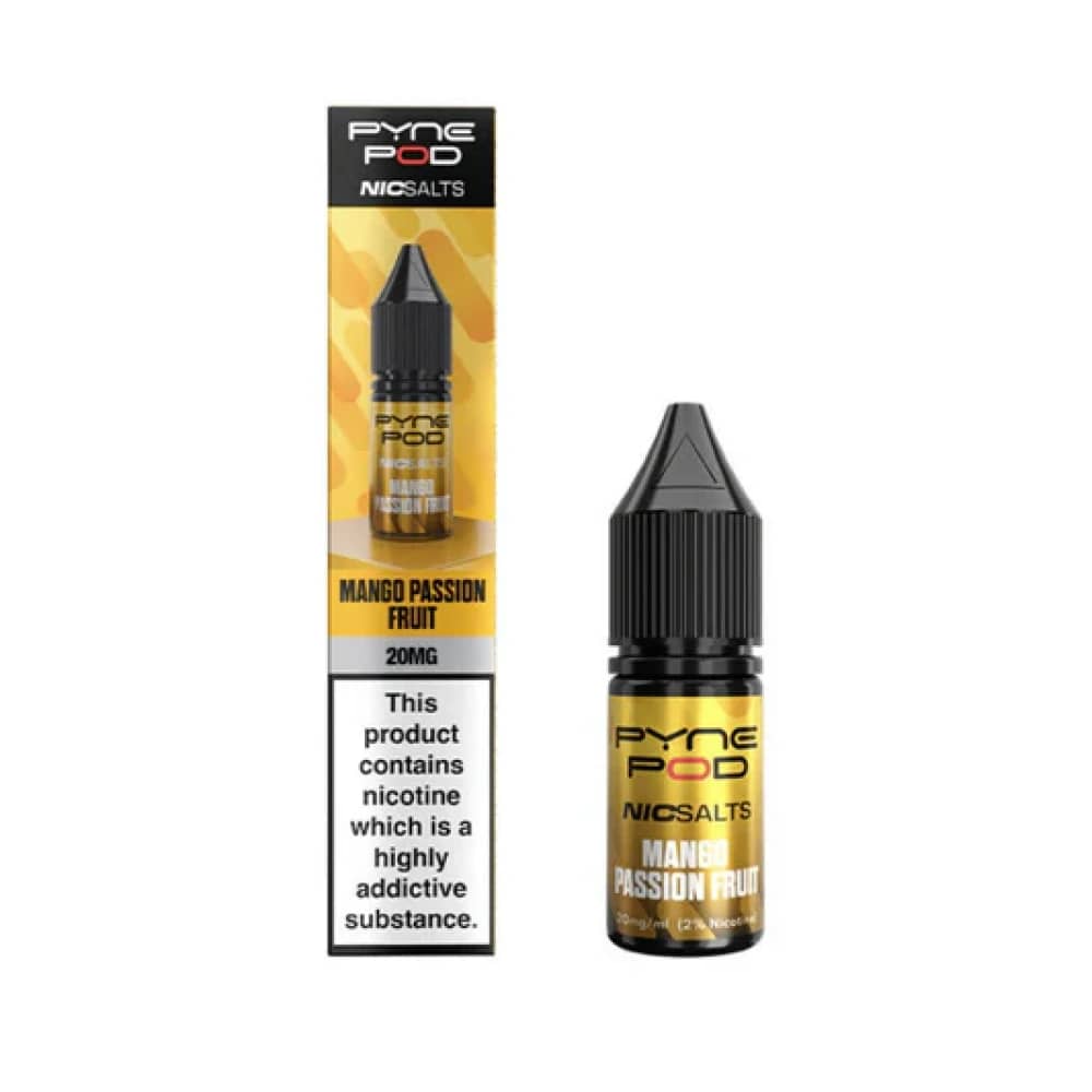 Pyne Pod Nic Salts 10ml E-liquid Mango Passion Fruit 10mg