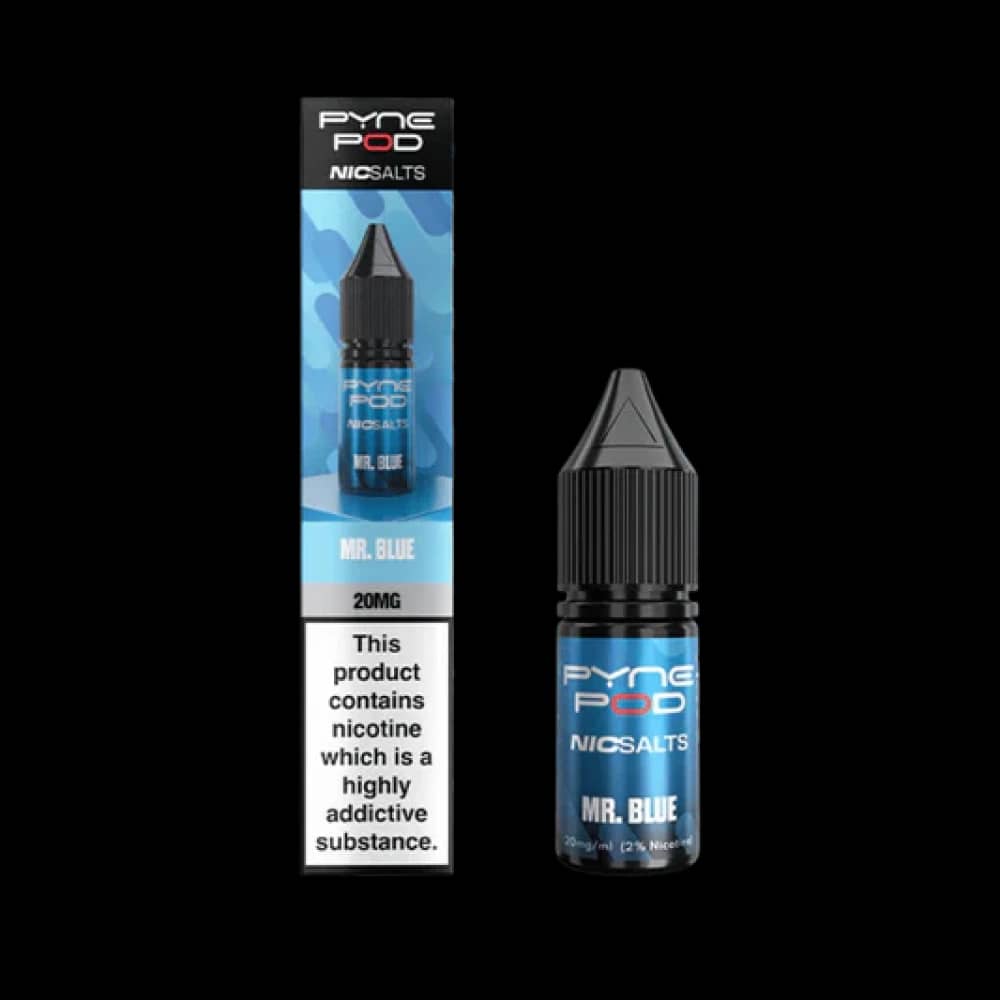Pyne Pod Nic Salts 10ml E-liquid Mr Blue 10mg