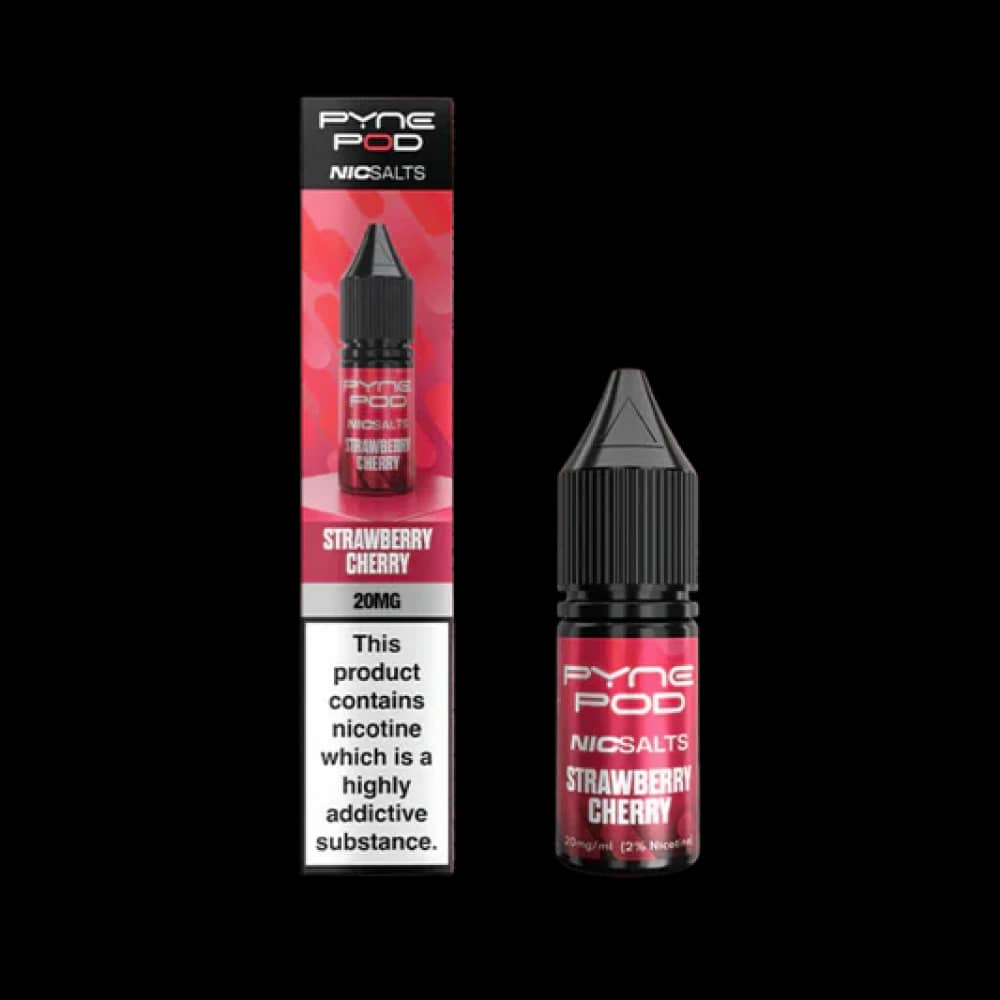 Pyne Pod Nic Salts 10ml E-liquid Strawberry Cherry 10mg