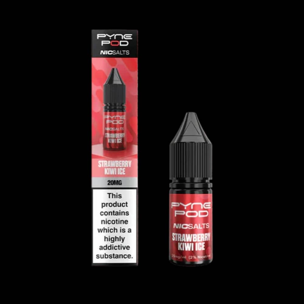 Pyne Pod Nic Salts 10ml E-liquid Strawberry Kiwi Ice 10mg