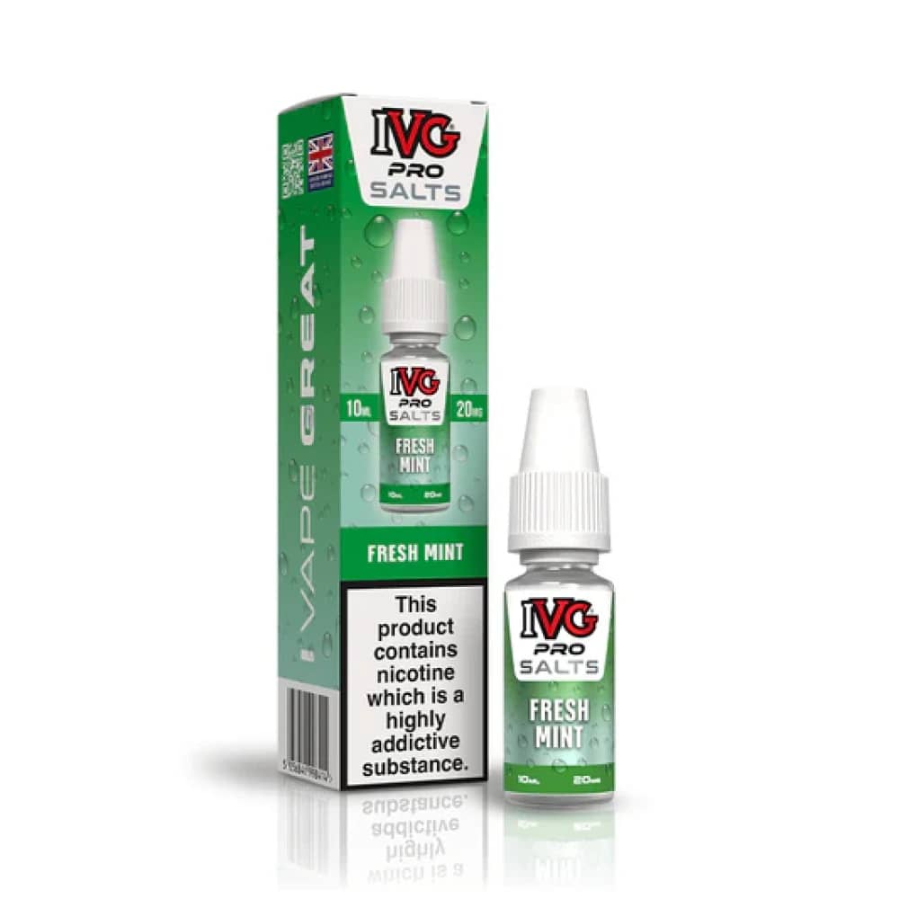 IVG Pro Salts Nic Salt 10ml E-Liquid Fresh Mint 10mg