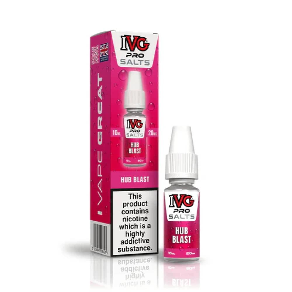 IVG Pro Salts Nic Salt 10ml E-Liquid Hub Blast 10mg
