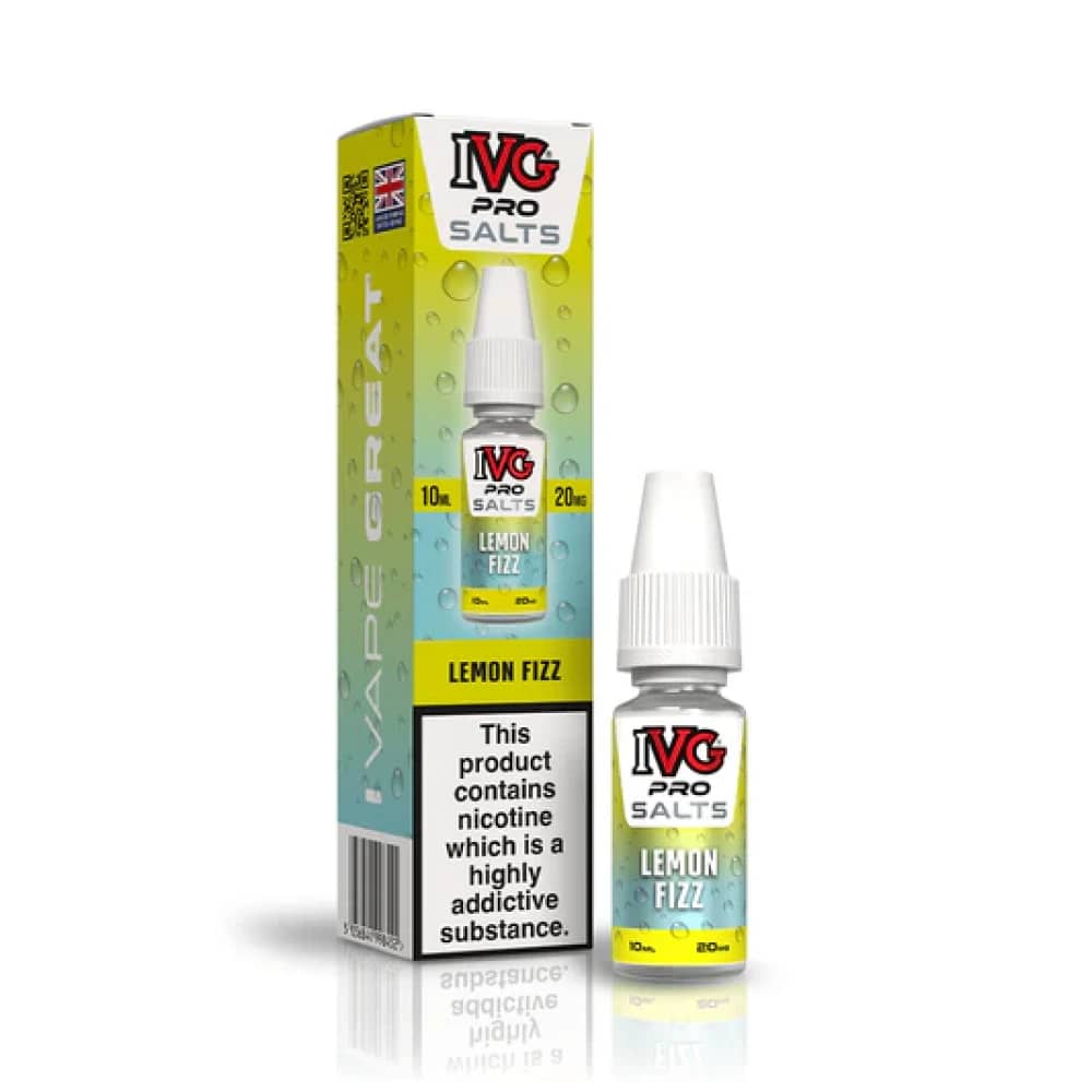 IVG Pro Salts Nic Salt 10ml E-Liquid Lemon Fizz 10mg