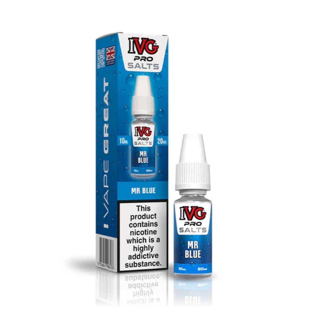 IVG Pro Salts Nic Salt 10ml E-Liquid Mr Blue 10mg