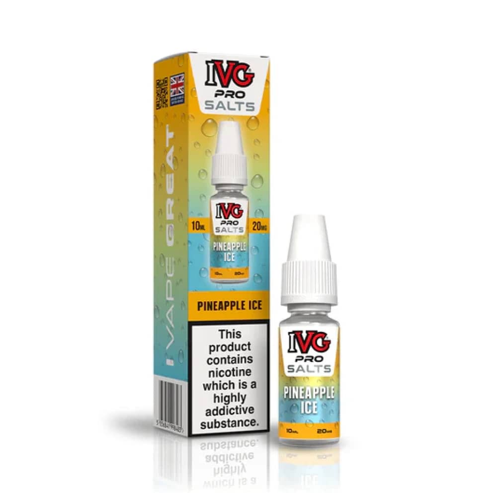 IVG Pro Salts Nic Salt 10ml E-Liquid Pineapple Ice 10mg