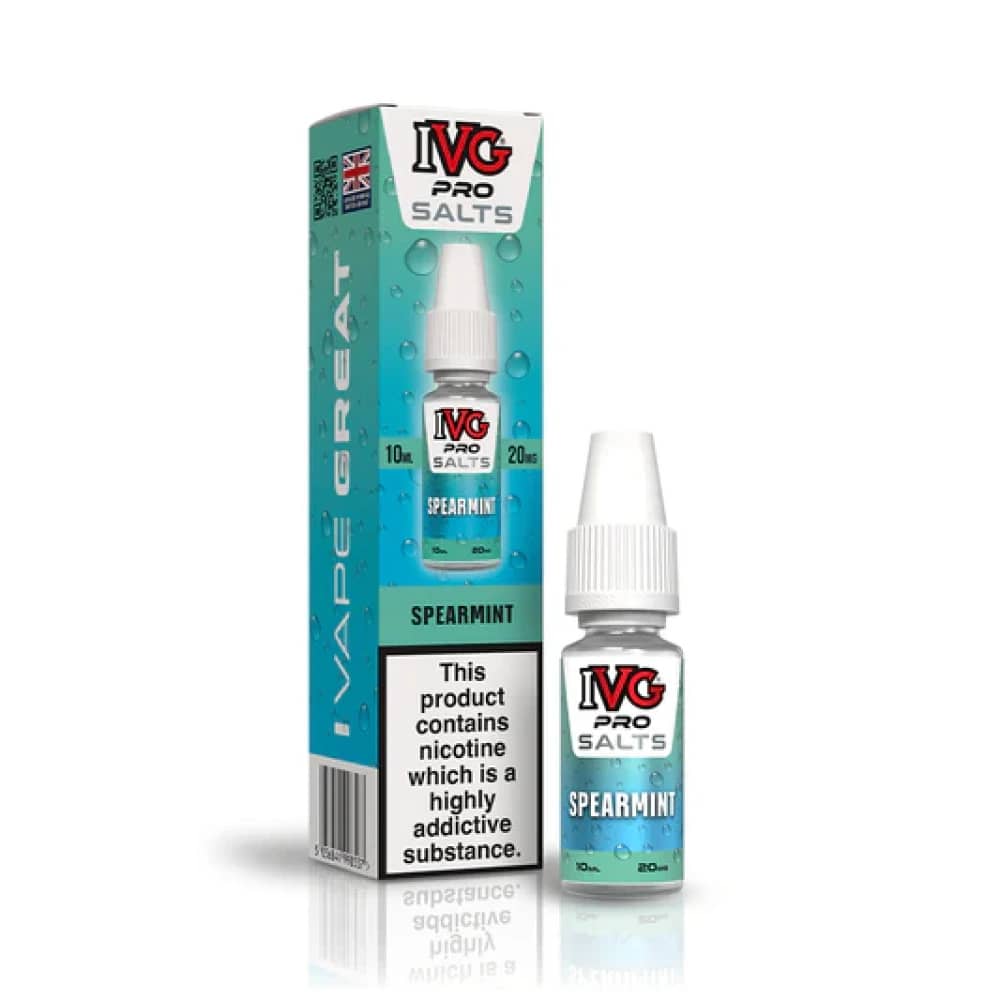 IVG Pro Salts Nic Salt 10ml E-Liquid Spearmint 10mg