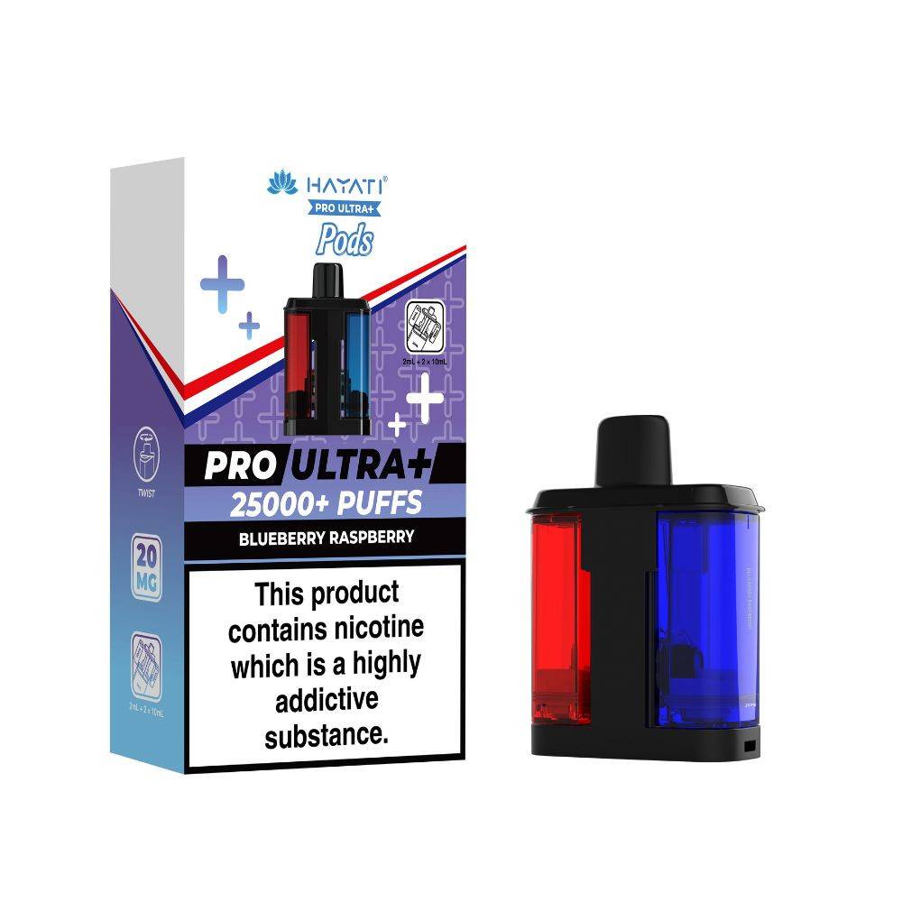 Hayati Pro Ultra Plus 25K Pods Blueberry Raspberry