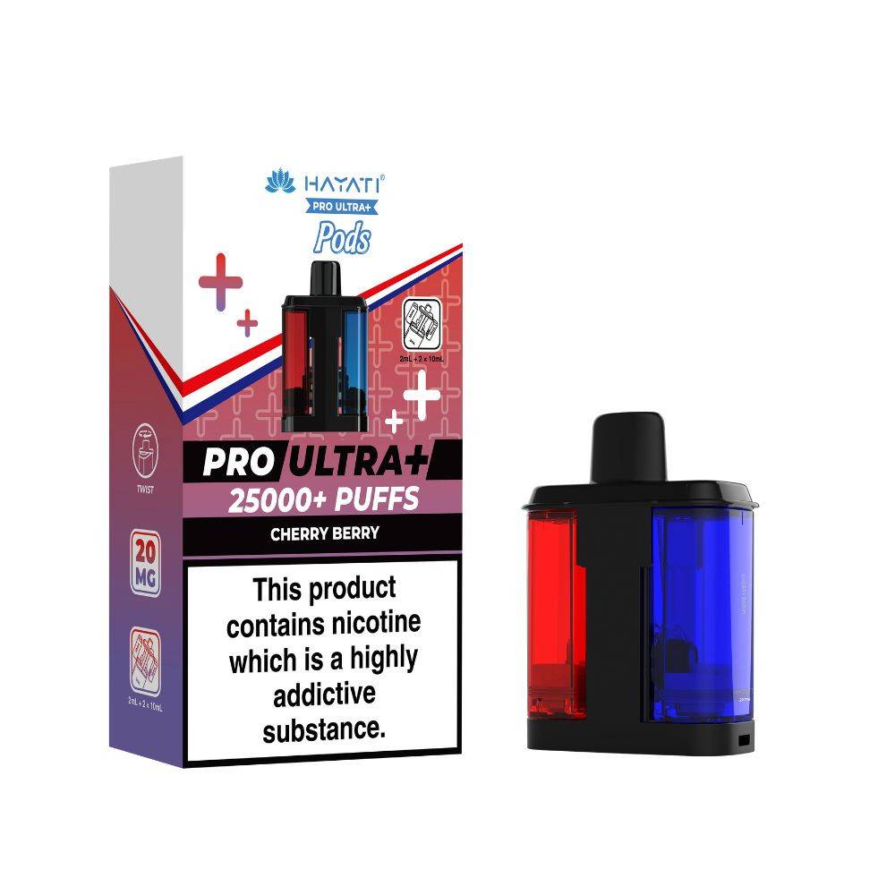 Hayati Pro Ultra Plus 25K Pods Cherry Berry