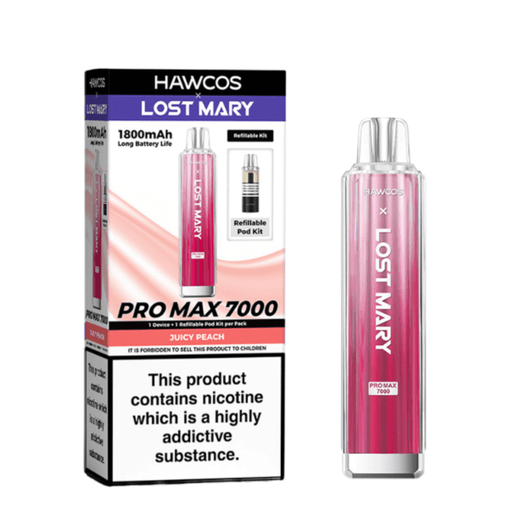 Hawcos x Lost Mary Pro Max 7000 Juicy Peach