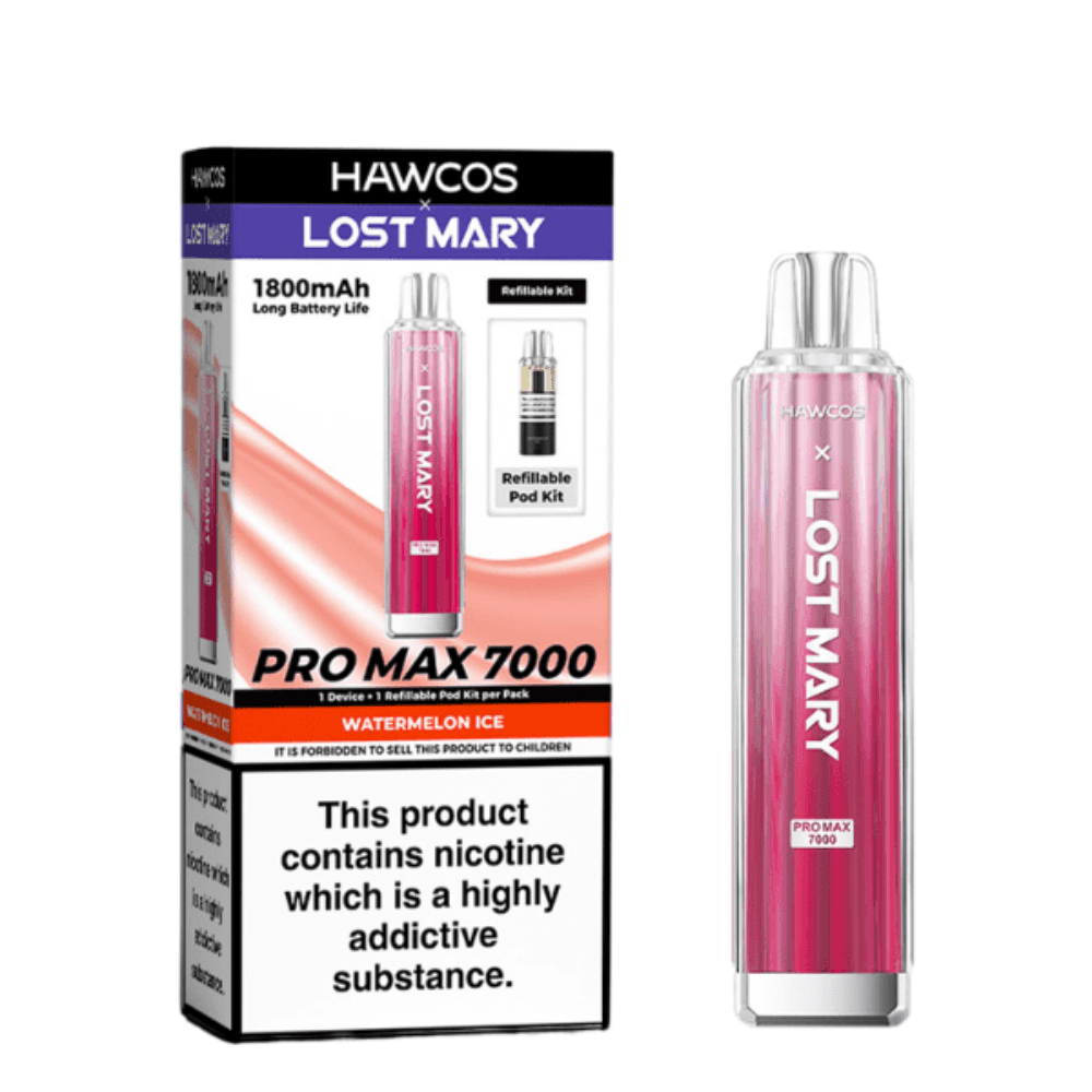 Hawcos x Lost Mary Pro Max 7000 Watermelon Ice