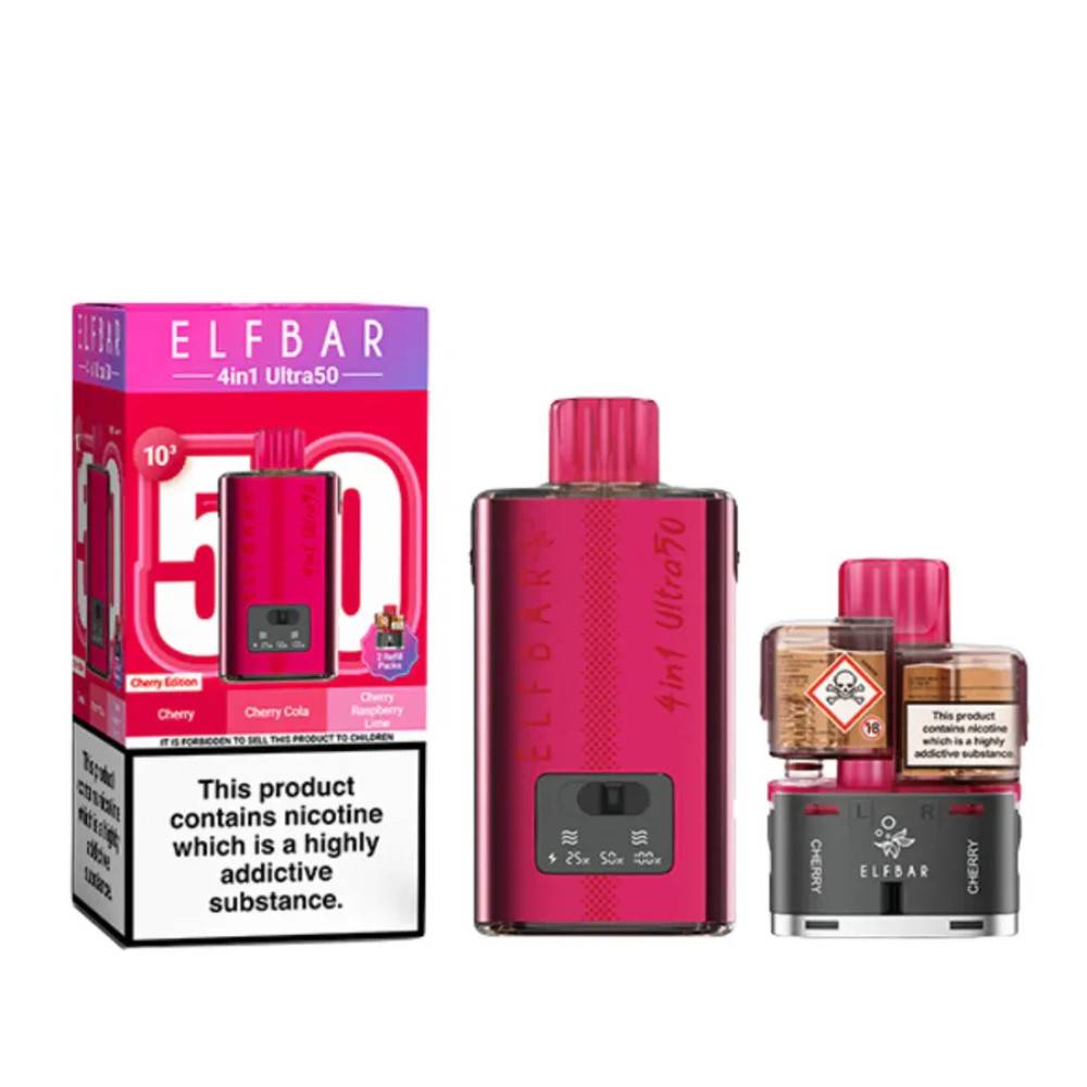 Elf Bar 4 in 1 Ultra 50k Cherry Edition