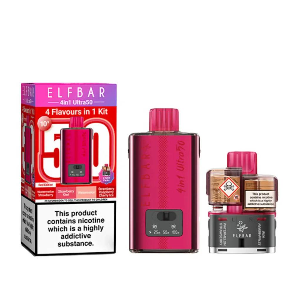 Elf Bar 4 in 1 Ultra 50k Red Edition
