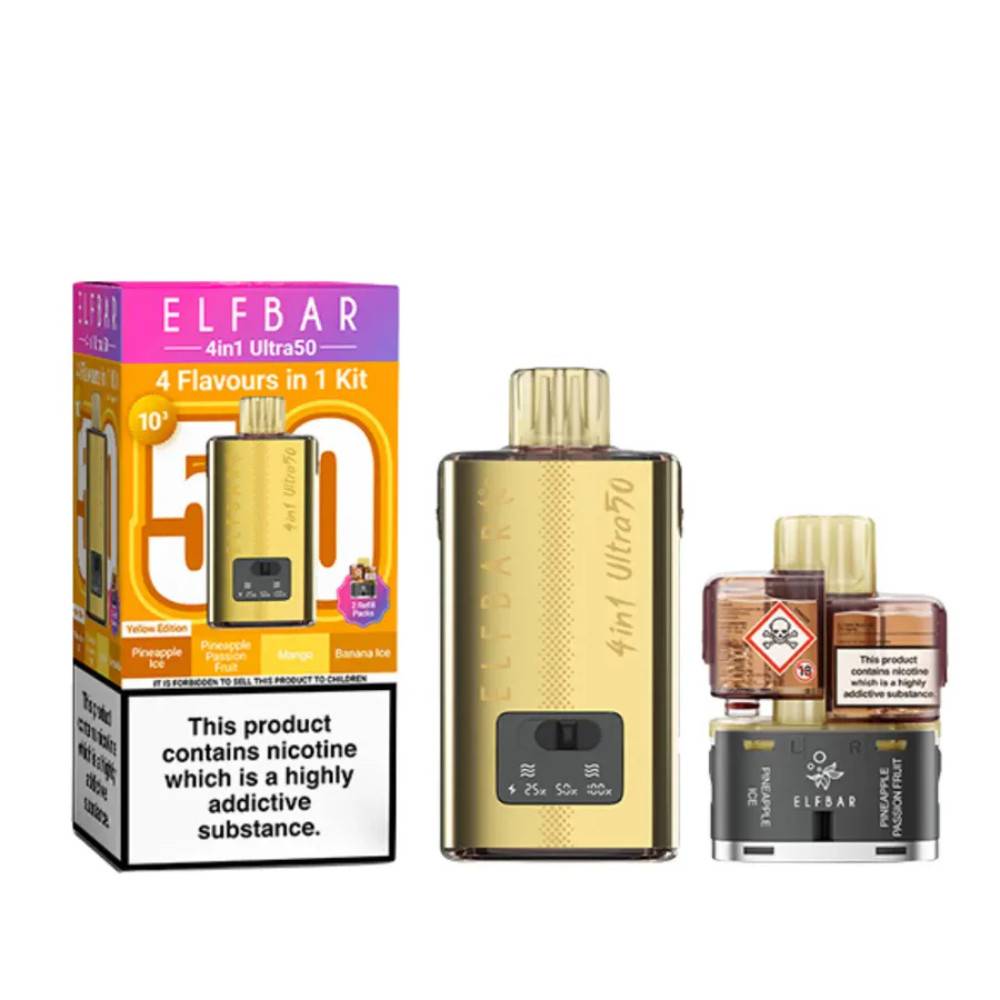 Elf Bar 4 in 1 Ultra 50k Yellow Edition