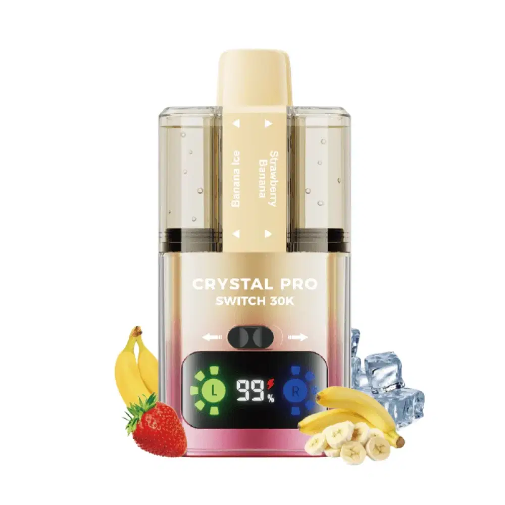 Crystal Pro Switch 30k Banana Ice / Strawberry Banana
