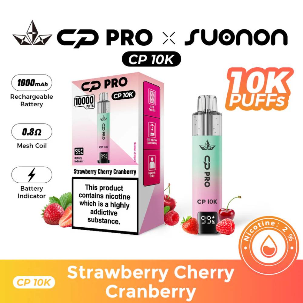 Crystal Pro CP 10k Strawberry Cherry Cranberry