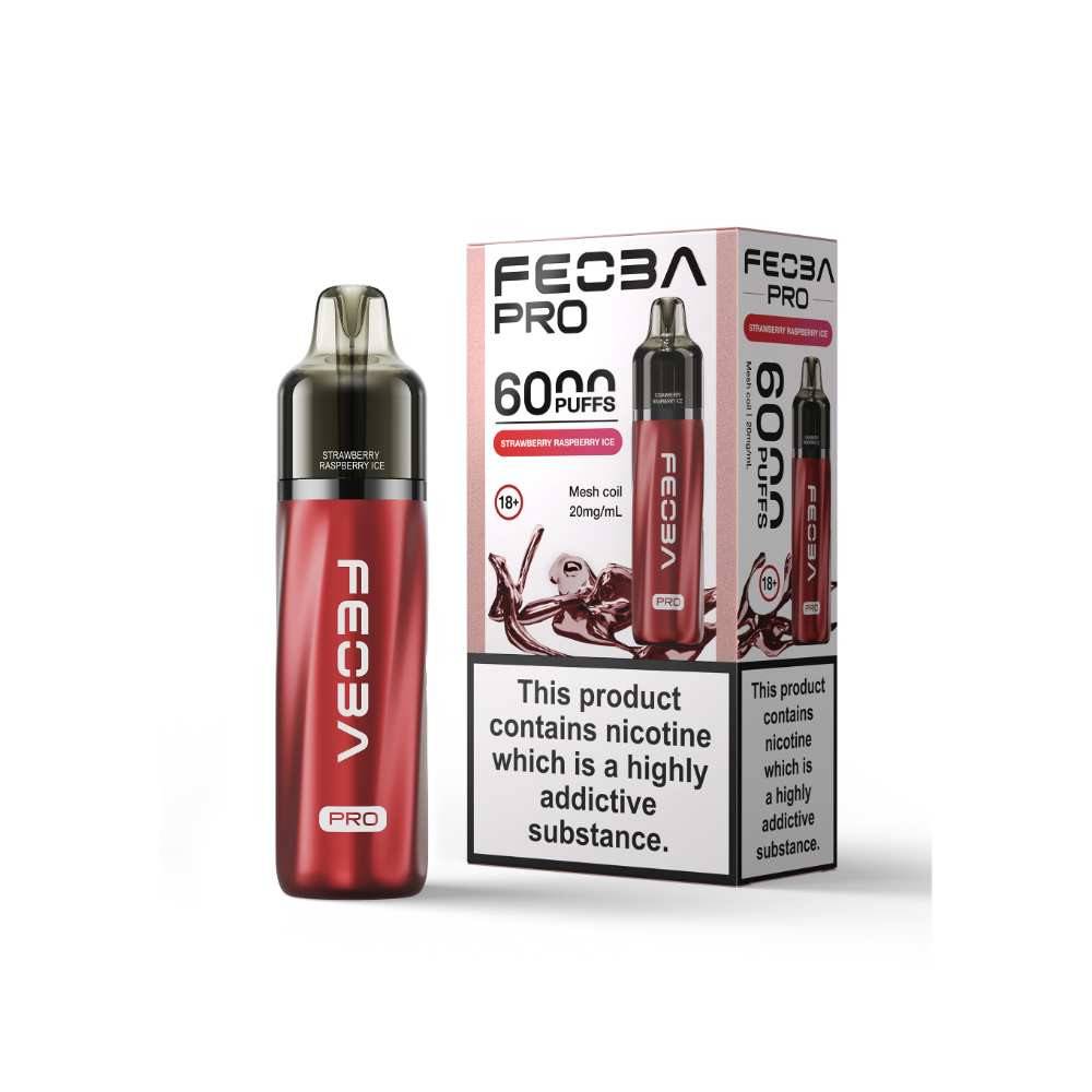 Feoba Pro Plus 6000 Strawberry Raspberry Ice