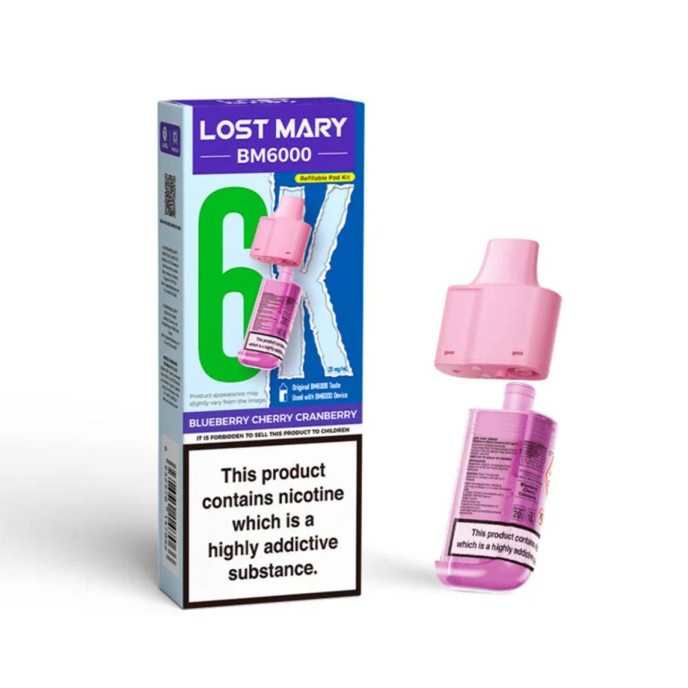 Lost Mary Bm6000 Pods Blueberry Cherry Cranberry